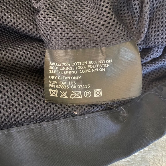 Nautica Mens Navy Blue Lightweight Jacket Size Medium Full Zip - Picture 10 of 11